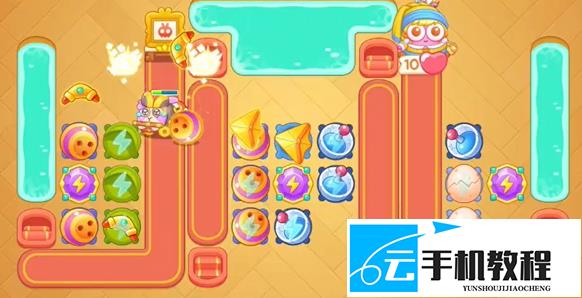 《保卫萝卜4》美术馆奇妙夜82关 炮塔布局清障攻略