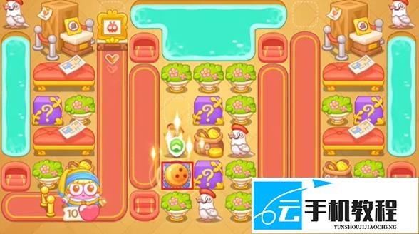 《保卫萝卜4》美术馆奇妙夜82关 炮塔布局清障攻略