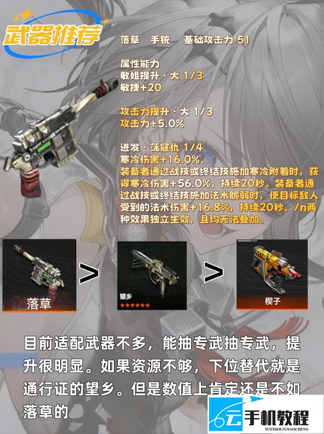 《明日方舟：终末地》 汤汤碾骨套词条与过渡武器选择