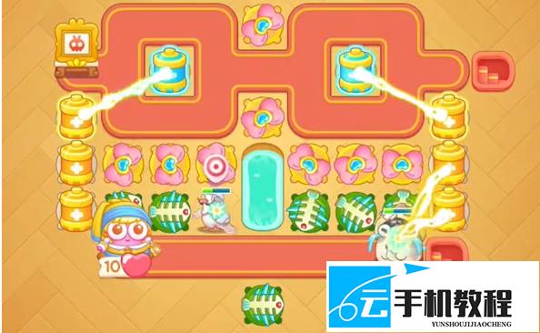 《保卫萝卜4》 美术馆奇妙夜104关通关布阵步骤