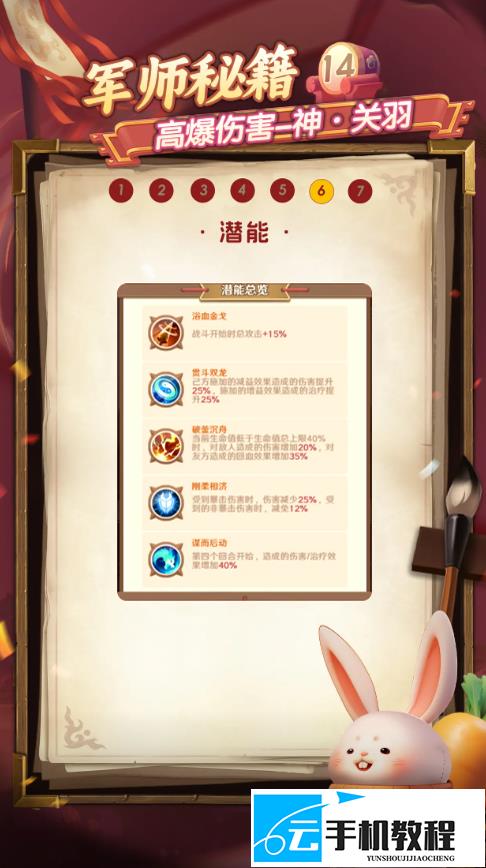 《巨神军师》神关羽天赋将魂阵容攻略